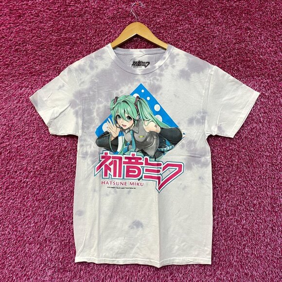 Hatsune Miku Let's Go! tiedye Tshirt size s/m - Picture 1 of 4